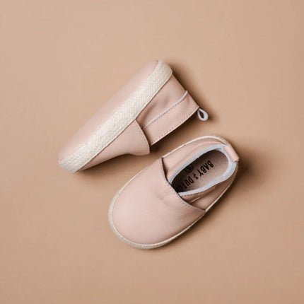 Baby Dutch Baby Schoentjes Lou Roze Leather koop je bij Babywinkel