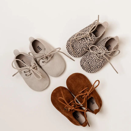 Baby Dutch Baby Schoentjes Nova Camel Suede koop je bij Babywinkel