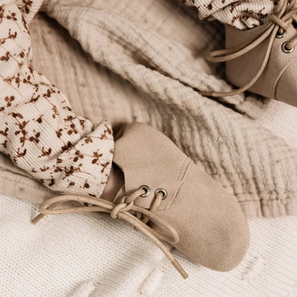 Baby Dutch Baby Schoentjes Nova Ecru Suede koop je bij Babywinkel