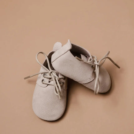 Baby Dutch Baby Schoentjes Nova Ecru Suede koop je bij Babywinkel