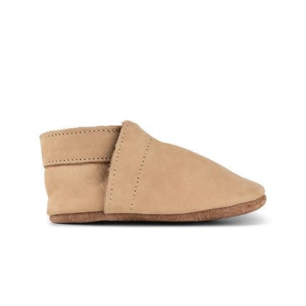 Baby Dutch Babyslofjes Uni Mocca Nubuck koop je bij Babywinkel