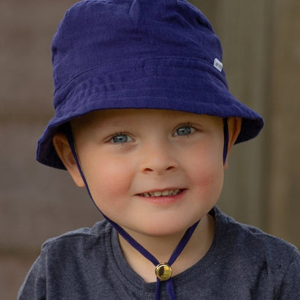 Baby Dutch Zonnehoedje Baby Blauw koop je bij Babywinkel