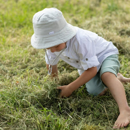 Baby Dutch Zonnehoedje Baby Grijs koop je bij Babywinkel