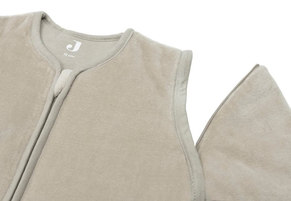 Jollein Slaapzak Baby Afritsbare Mouw 110Cm Velvet - Olive Green koop je bij Babywinkel