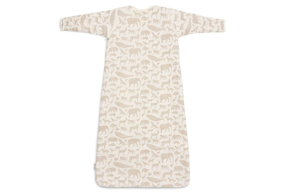 Jollein Slaapzak Baby Afritsbare Mouw Animals - Nougat koop je bij Babywinkel