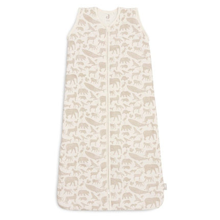 Jollein Slaapzak Baby Afritsbare Mouw Animals - Nougat koop je bij Babywinkel
