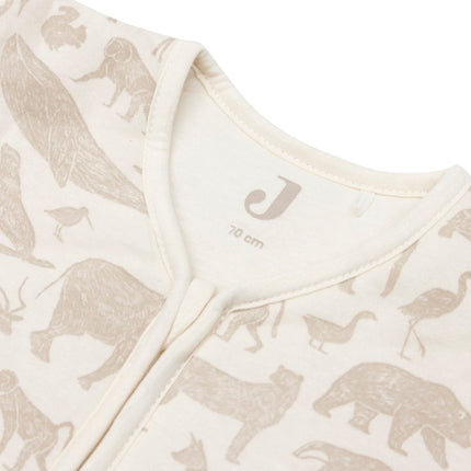 Jollein Slaapzak Baby Afritsbare Mouw Animals - Nougat koop je bij Babywinkel