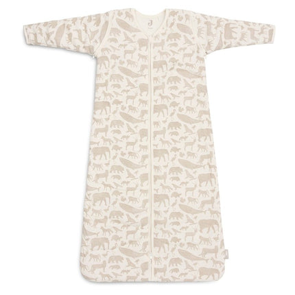 Jollein Slaapzak Baby Afritsbare Mouw Animals - Nougat koop je bij Babywinkel