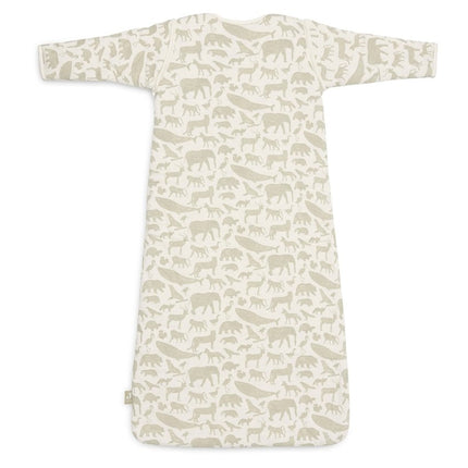 Jollein Slaapzak Baby Afritsbare Mouw Animals - Olive Green koop je bij Babywinkel