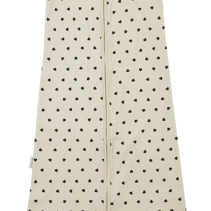 Meyco Slaapzak Baby Zomer Sweet Heart Soft Sand/Black koop je bij Babywinkel
