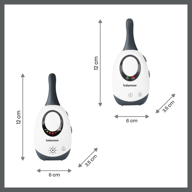 Babymoov Babyfoon Simply Care Color 300M Met Adapters koop je bij Babywinkel