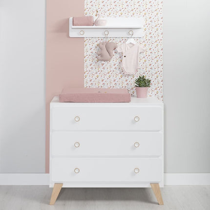 Baby's Only Aankleedkussenhoes Breeze Oud Roze 45x70cm koop je bij Babywinkel