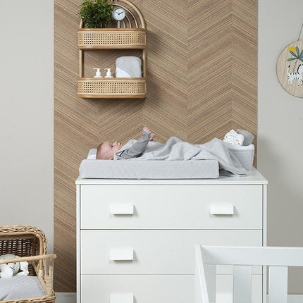 Baby's Only Aankleedkussenhoes Reef Dusty Grey 45x70cm koop je bij Babywinkel