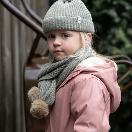 Baby's Only Babymutsje met Pompon Cool Urban Green 3 - 36Mnd koop je bij Babywinkel