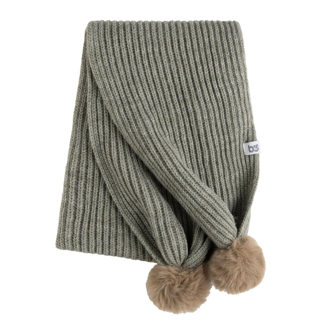Baby's Only Babysjaal met Pompon Cool Urban Green One Size koop je bij Babywinkel