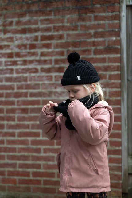 Baby's Only Babysjaal met Pompon Cool Zwart One Size koop je bij Babywinkel