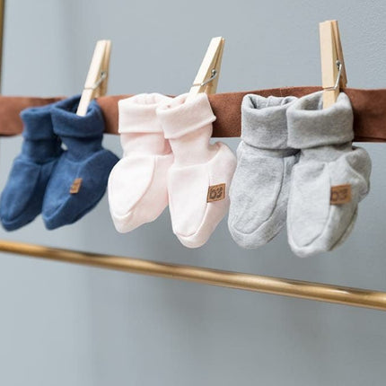 Baby's Only Babyslofjes Melange Grijs koop je bij Babywinkel