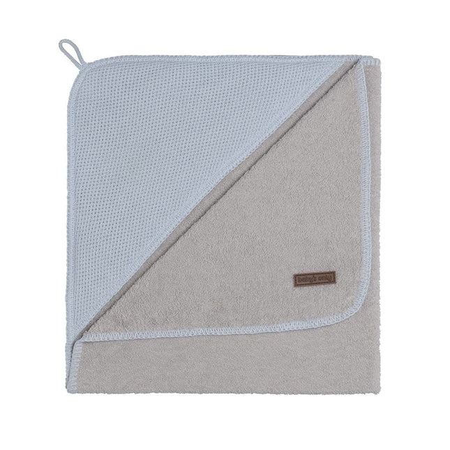 Baby's Only Badcape Baby Classic Poederblauw 75x85cm koop je bij Babywinkel