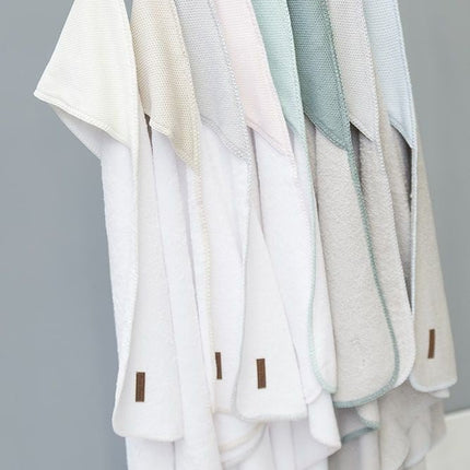 Baby's Only Badcape Baby Classic Zilver/Grijs 75x85cm koop je bij Babywinkel