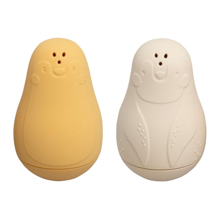 Baby's Only Badspeelgoed Pingu√ØNs Oker/Warm Linen 2St koop je bij Babywinkel