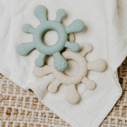 Baby's Only Bijtring Blossom Stonegreen koop je bij Babywinkel