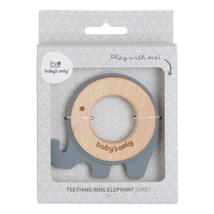 Baby's Only Bijtring Olifant Grijs koop je bij Babywinkel