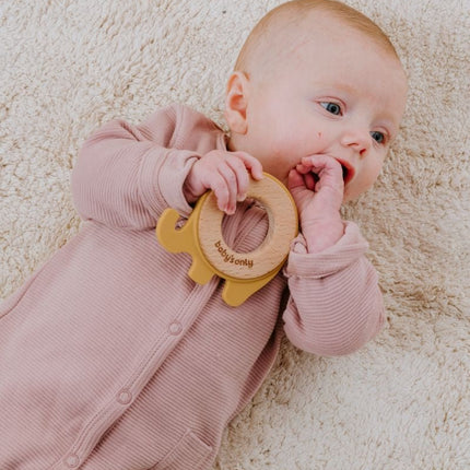 Baby's Only Bijtring Olifant Oker koop je bij Babywinkel