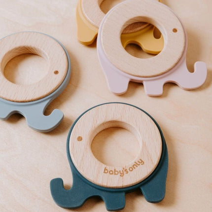 Baby's Only Bijtring Olifant Oker koop je bij Babywinkel
