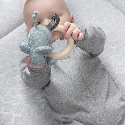 Baby's Only Boxkleed Reef Dusty Grey 75x95cm koop je bij Babywinkel