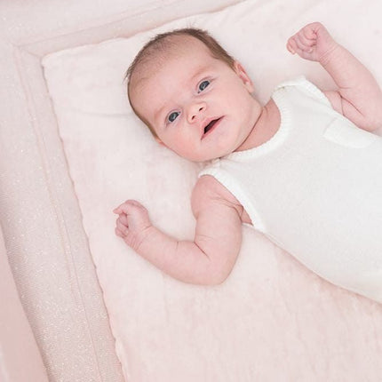 Baby's Only Boxkleed Sparkle Melee Zilvergrijs 75x95cm koop je bij Babywinkel