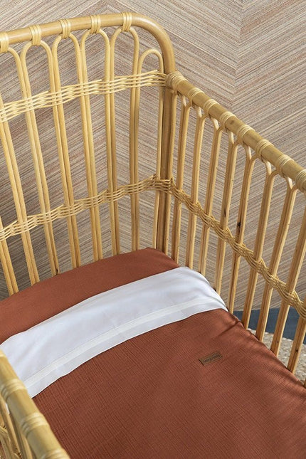 Baby's Only Dekbedovertrek Breeze Roest 100x135cm koop je bij Babywinkel