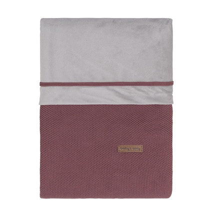 Baby's Only Dekbedovertrek Classic Stone Red 100x135cm koop je bij Babywinkel