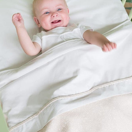 Baby's Only Dekbedovertrek Sparkle Melee Goudmint 100x135 cm koop je bij Babywinkel