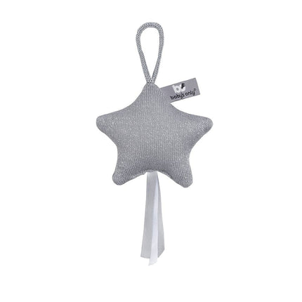 Baby's Only Hangspeeltje Ster Sparkle Zilvergrijs koop je bij Babywinkel