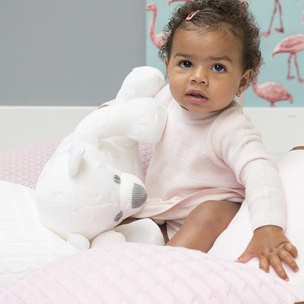 Baby's Only Knuffel Beer Cable Stonegreen 35cm koop je bij Babywinkel