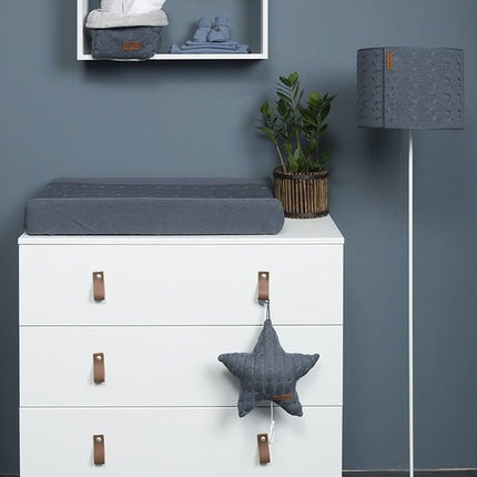 Baby's Only Lampenkap Babykamer Cable Antraciet 30cm koop je bij Babywinkel