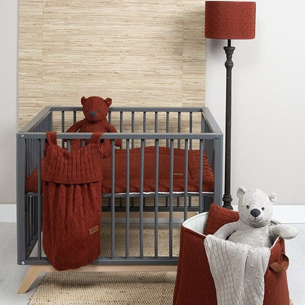 Baby's Only Lampenkap Babykamer Cable Grijs 30cm koop je bij Babywinkel