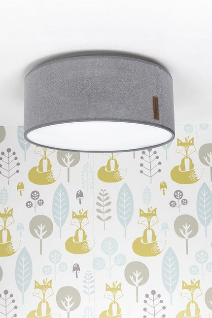 Baby's Only Lampenkap Babykamer Sparkle Zilvergrijs 35cm koop je bij Babywinkel