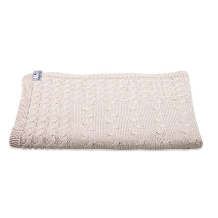 Baby's Only Ledikantdeken Cable Beige koop je bij Babywinkel
