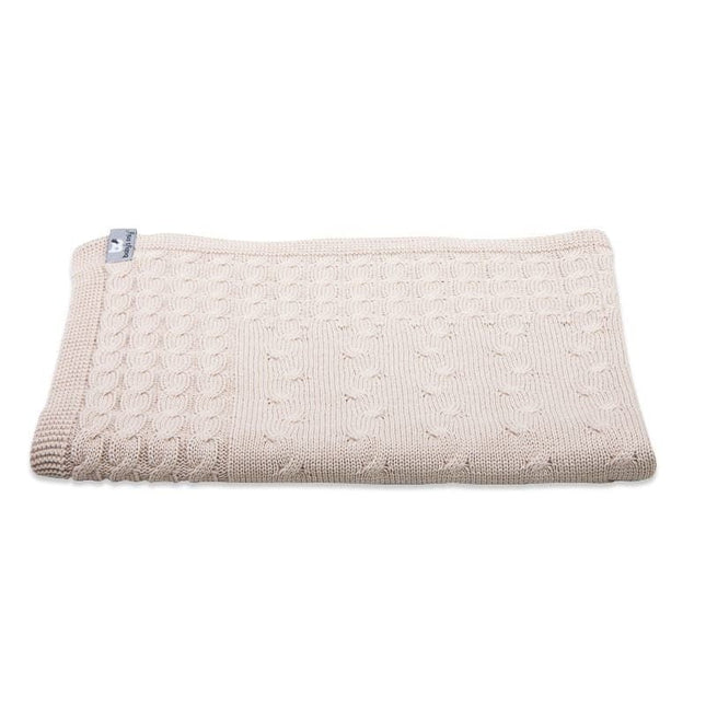 Baby's Only Ledikantdeken Cable Beige koop je bij Babywinkel