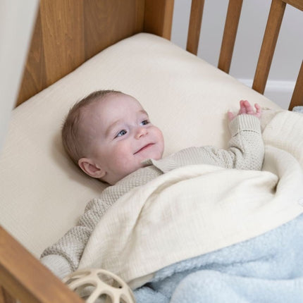 Baby's Only Ledikantdeken Cozy Misty Blue koop je bij Babywinkel