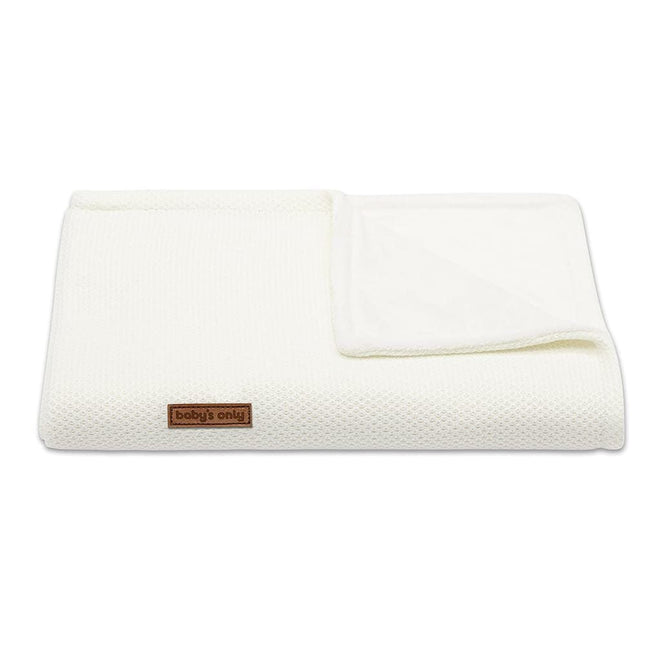 Baby's Only Ledikantdeken Soft Classic Wol Wit koop je bij Babywinkel