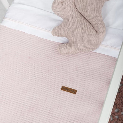 Baby's Only Ledikantdeken Teddy Sense Oud Roze koop je bij Babywinkel