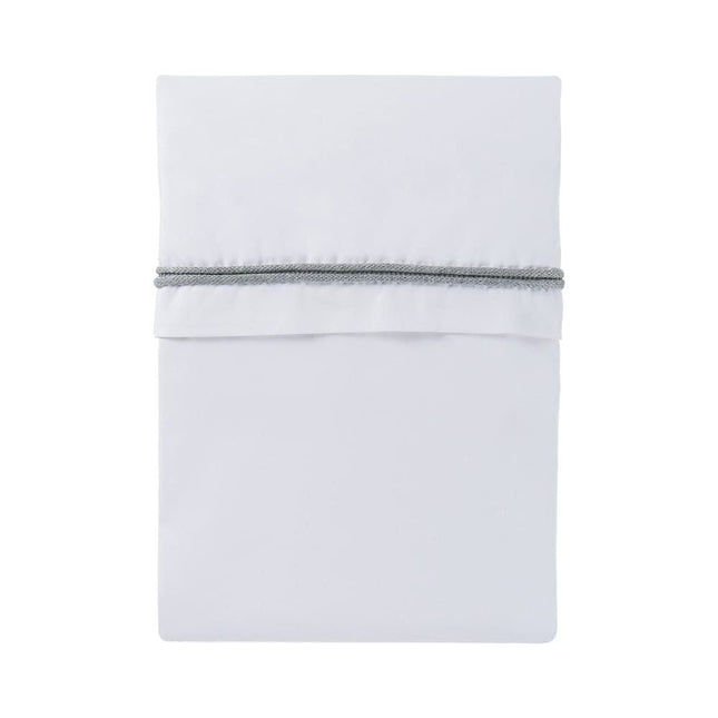 Baby's Only Ledikantlaken Gebreide Bies Grijs/Wit koop je bij Babywinkel