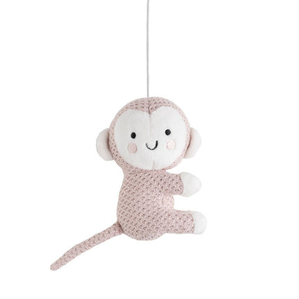 Baby's Only Muziekmobiel Animals Oud Roze/Warm Linen koop je bij Babywinkel