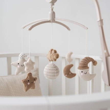 Baby's Only Muziekmobiel Heaven Clay/Warm Linen koop je bij Babywinkel