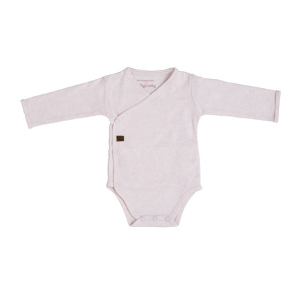 Baby's Only Romper Lange Mouw Melange Classic Roze koop je bij Babywinkel