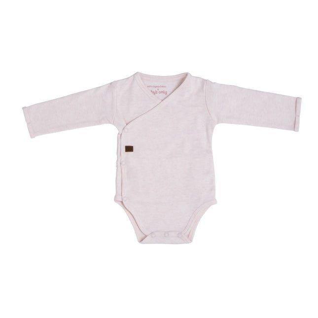 Baby's Only Romper Lange Mouw Melange Classic Roze koop je bij Babywinkel