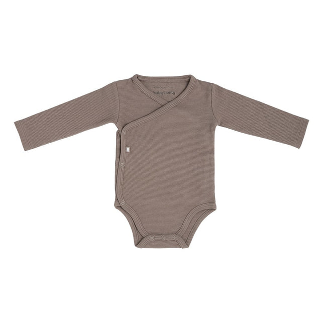Baby's Only Romper Lange Mouw Pure Mokka koop je bij Babywinkel