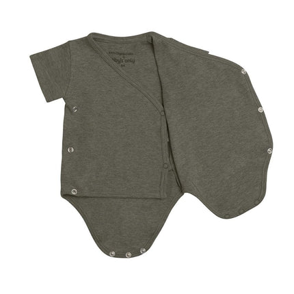 Baby's Only Romper Melange Khaki koop je bij Babywinkel